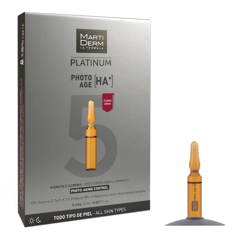Martiderm platinum ампулы коррекция фотостарения гиалуроновая кислота+ 2 мл 5 шт.