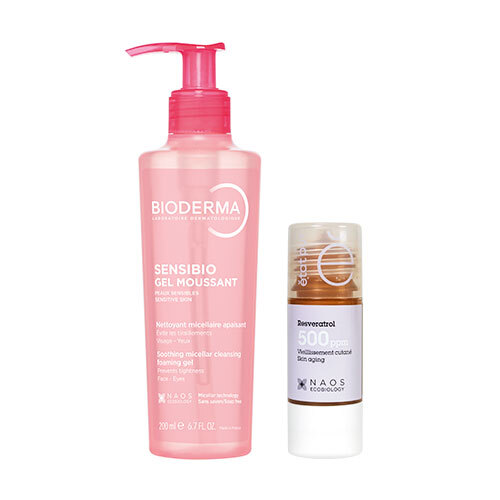 Набор BIODERMA SENSIBIO ОЧИЩАЮЩИЙ ГЕЛЬ ДЛЯ ЧУВСТВИТЕЛЬНОЙ КОЖИ 200МЛ + ETAT PUR СЫВОРОТКА С РЕСВЕРАТРОЛОМ 15МЛ