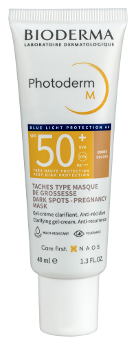 Bioderma photoderm крем-гель солнцезащитный m spf 50+ 40 мл/темный оттенок