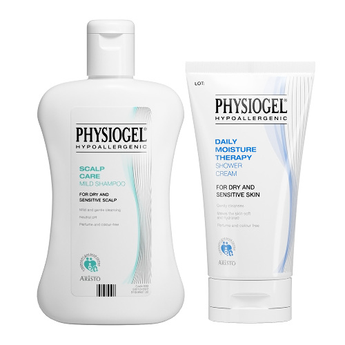 Набор PHYSIOGEL "Комплекс для тела и волос" Крем гель для душа DMT 150 мл + Мягкий шампунь SC 250