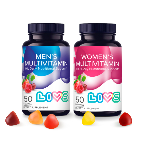 Набор LIVS комплекс мультивитаминов для женщин + LIVS комплекс мультивитаминов для мужчин