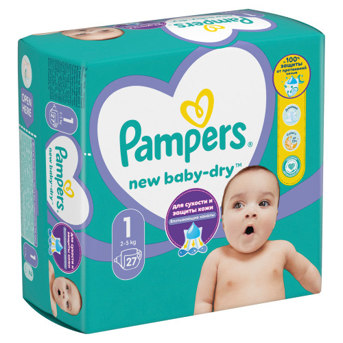 NEW BABY-DRY ПОДГУЗНИКИ
