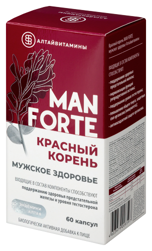 КРАСНЫЙ КОРЕНЬ MAN FORTE МУЖСКОЕ ЗДОРОВЬЕ АЛТАЙВИТАМИНЫ
