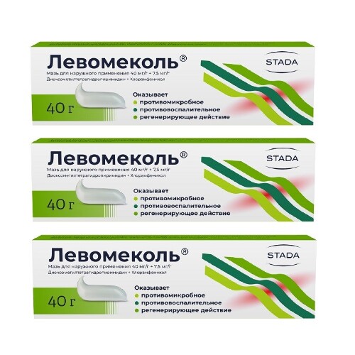 Купить Левомеколь мазь для наружного применения 40 гр туба цена