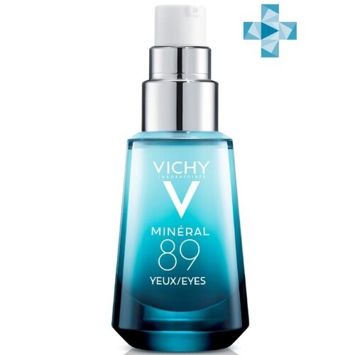 Mineral 89 Восстанавливающий и укрепляющий крем для кожи вокруг глаз с гиалуроновой кислотой и кофеином, 15 мл