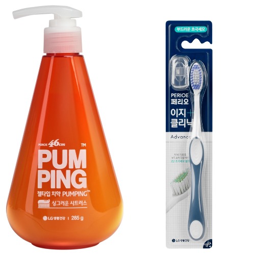 Набор Рerioe зубная щетка easy cleanic/мягкая + Рerioe зубная паста отбеливающая whitening pumping 285,0