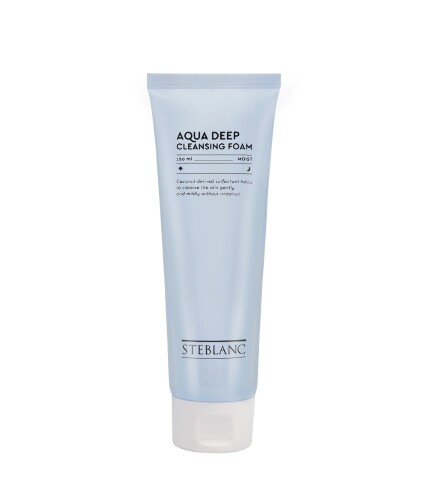 STEBLANC ПЕНКА ДЛЯ ГЛУБОКОГО ОЧИЩЕНИЯ УВЛАЖНЯЮЩАЯ AQUA DEEP CLEANSING FOAM 120МЛ