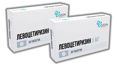 Набор из 2-х упаковок Левоцетиризин таб. 5мг №30 со скидкой!