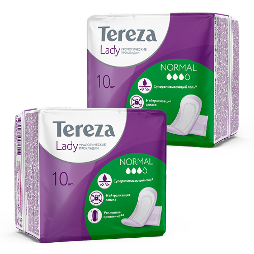 Набор Terezalady урологические прокладки normal 10 шт. 2 уп по специальной цене