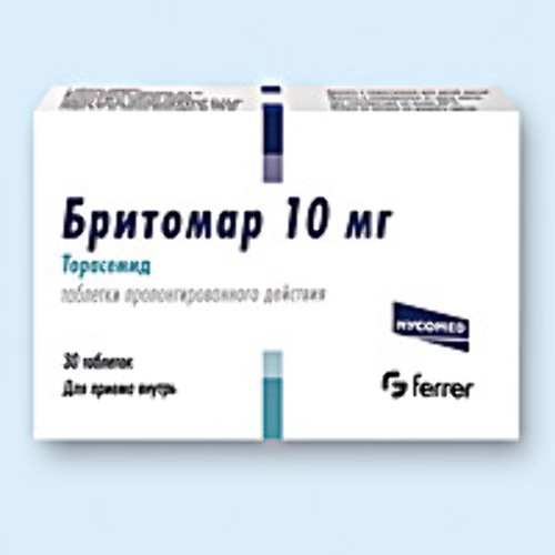 Бритомар 10 мг 30 шт. таблетки с пролонгированным высвобождением