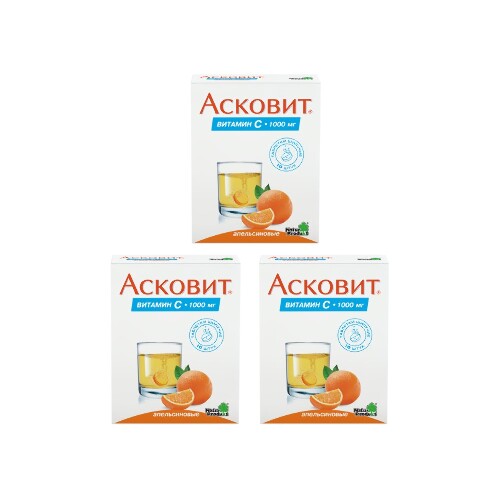 Набор из 3-х упаковок Асковит Апельсин по специальной цене