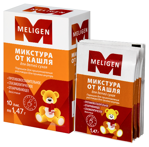 МИКСТУРА ОТ КАШЛЯ ДЛЯ ДЕТЕЙ СУХАЯ