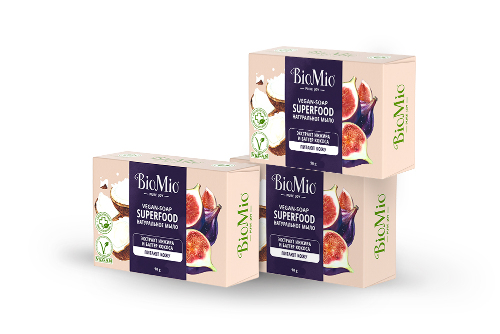 Набор 3=2 BIOMIO SUPERFOOD МЫЛО НАТУРАЛЬНОЕ С ЭКСТРАКТОМ ИНЖИРА И БАТТЕРОМ КОКОСА
