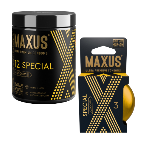 Набор MAXUS SPECIAL ТОЧЕЧНО-РЕБРИСТЫЕ N12 и MAXUS SPECIAL ТОЧЕЧНО-РЕБРИСТЫЕ N3