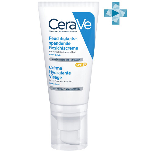 Купить CERAVE УВЛАЖНЯЮЩИЙ ЛОСЬОН ДЛЯ ЛИЦА SPF25 ДЛЯ НОРМАЛЬНОЙ И СУХОЙ КОЖИ 52МЛ цена
