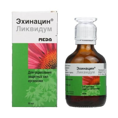 Купить ЭХИНАЦИН ЛИКВИДУМ 50МЛ ФЛАК Р-Р цена