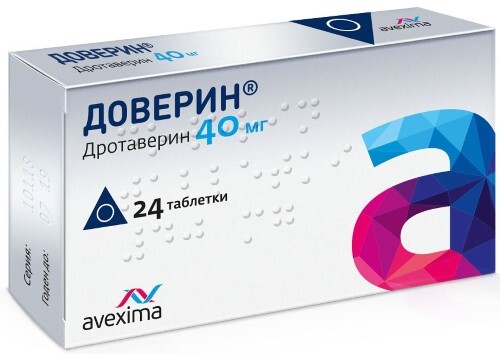 Купить Доверин 40 мг 24 шт. таблетки цена