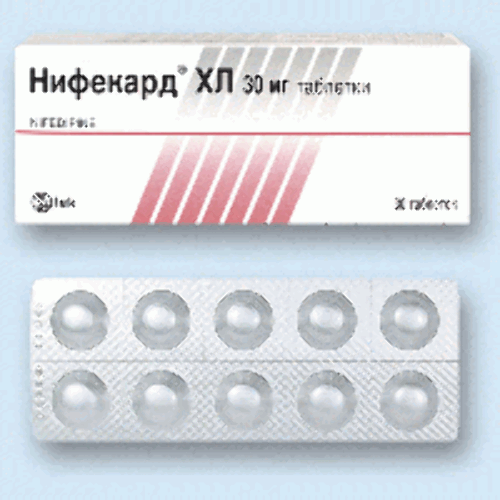 Нифекард хл 30 мг 30 шт. таблетки с модифицированным высвобождением, покрытые пленочной оболочкой