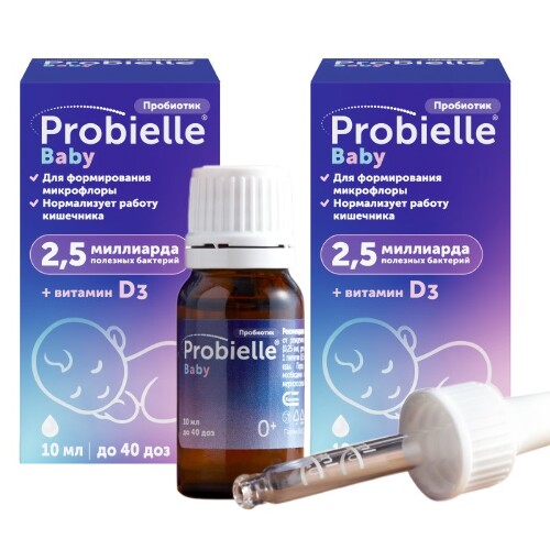 Набор 1+1 Пробиэль Беби 10 мл с пипеткой по специальной цене