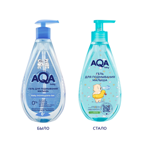 Aqa baby гель для подмывания малыша 250 мл