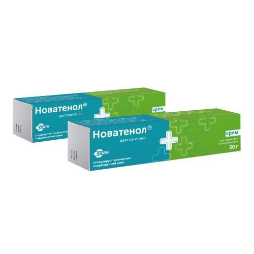 Набор из двух упаковок НОВАТЕНОЛ 5% 50,0 КРЕМ Д/НАРУЖ ПРИМ  по специальной цене