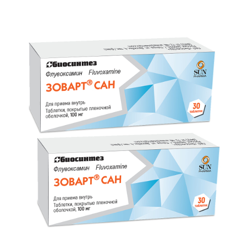 Набор из 2 уп Зоварт сан 100 мг 30 шт. таблетки