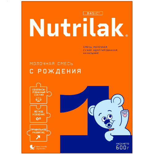 Купить Nutrilak 1 смесь сухая детская молочная адаптированная 600г цена