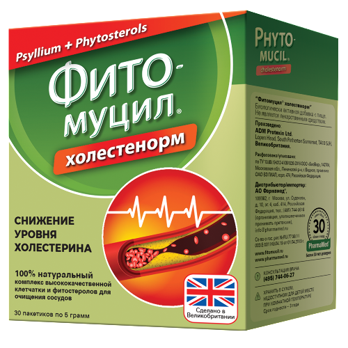 Купить Фитомуцил холестенорм 30 шт. пак цена