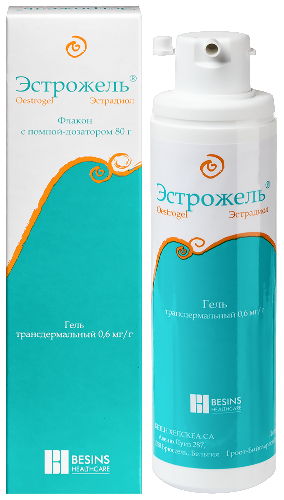 Купить Эстрожель 0,6 мг/г флакон гель трансдермальный 80 гр цена