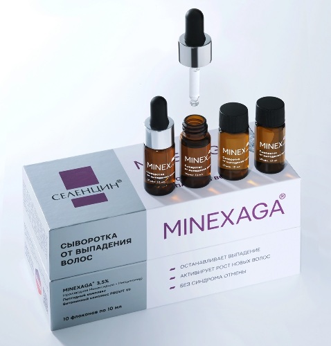 Селенцин minexaga сыворотка от выпадения волос 10 мл 10 шт.