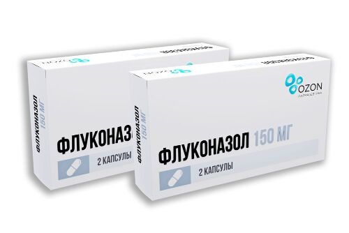 Набор из 2-х упаковок Флуконазол капс. 150мг №2 со скидкой!