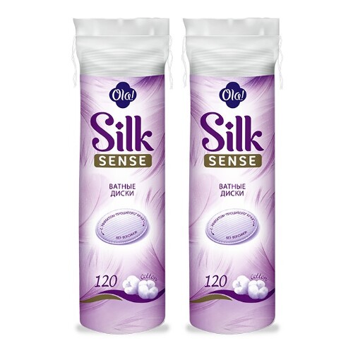 Купить Ola silk sense ватные диски 120 шт. цена