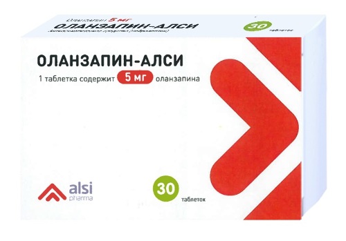 Оланзапин-алси 5 мг 30 шт. таблетки