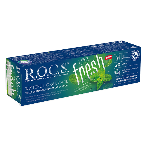 Rocs зубная паста ilike fresh 74 гр
