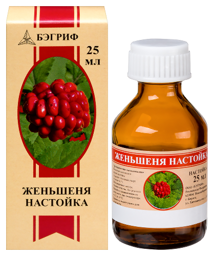 ЖЕНЬШЕНЯ НАСТОЙКА