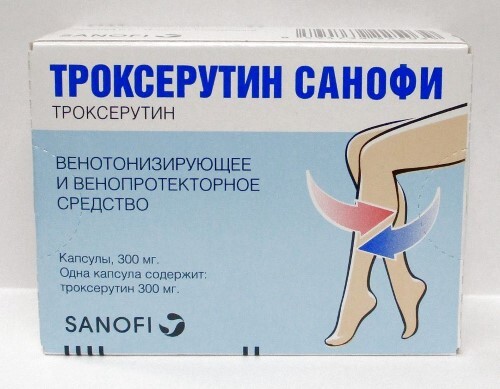 Купить Троксерутин санофи 300 мг 30 шт. капсулы цена