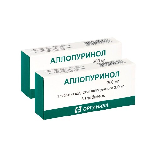 Набор АЛЛОПУРИНОЛ 0,3 N30 ТАБЛ закажи 2уп со скидкой 5% - цена 339.92 руб., купить в интернет аптеке в Уфе Набор АЛЛОПУРИНОЛ 0,3 N30 ТАБЛ закажи 2уп со скидкой 5%, инструкция по применению