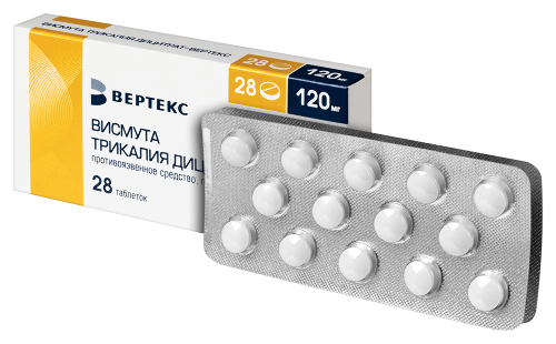 ВИСМУТА ТРИКАЛИЯ ДИЦИТРАТ-ВЕРТЕКС