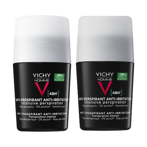Vichy набор/homme дезодорант-антиперспирант 48 ч для чувствительной кожи 50 мл/ 2 шт.