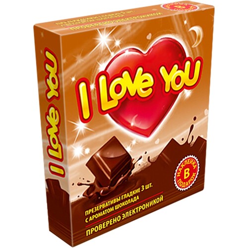 Презервативы i love you 3 шт.