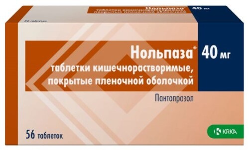 Купить Нольпаза 40 мг 56 шт. таблетки кишечнорастворимые , покрытые пленочной оболочкой цена
