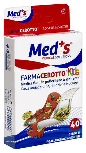 Farmacerotto extra resistente kids пластыри фиксирующие водонепроницаемые детские в ассортименте 40 шт./разноцветные