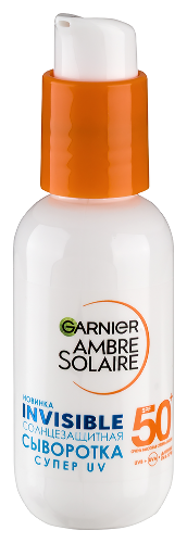 Garnier ambre solaire сыворотка солнцезащитная invisible супер uv spf50+ 30 мл