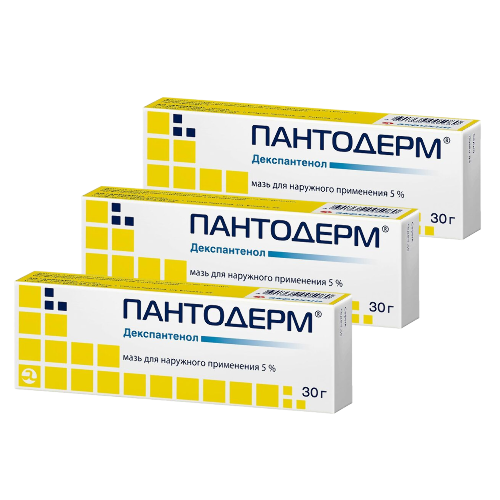 НАБОР ПАНТОДЕРМ 5% 30,0 МАЗЬ Д/НАРУЖ ПРИМ закажи 3 упаковки со скидкой 25%