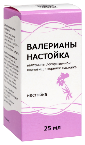 Валерианы настойка флакон настойка 25 мл