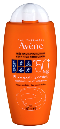 Avene флюид солнцезащитный spf 50+ спорт 100 мл