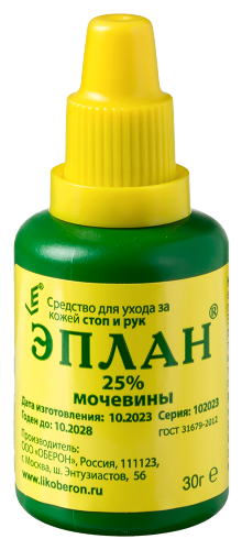 Эплан 25% мочевины средство для ухода за кожей стоп и рук 30 гр