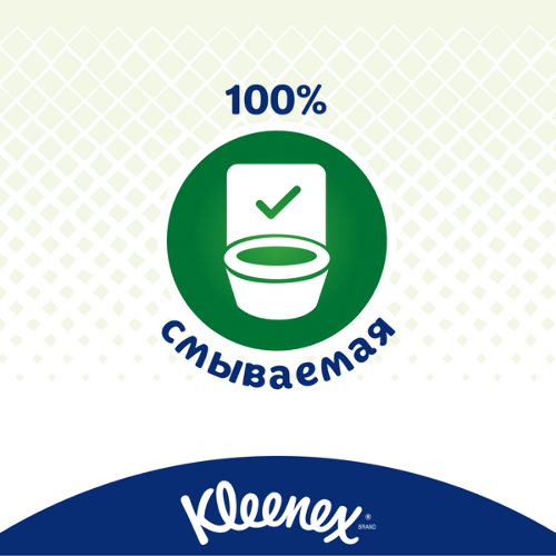 Kleenex влажная туалетная бумага skin kind 38 шт.