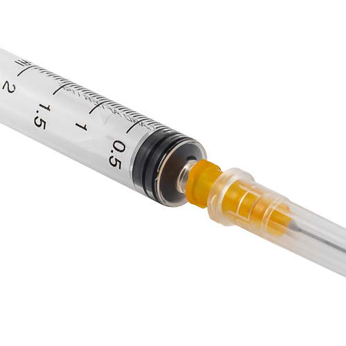 Шприц 2 мл 3-х комп c иглой 25g (0,5x25 мм) tw тонкостенной 10 шт./ цзянсу чжиюй/
