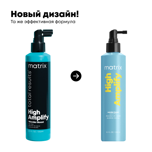 Matrix total results хай амплифай вандер буст рут лифтер спрей для прикорневого объема волос 250 мл